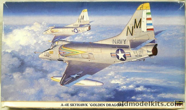 Hasegawa 1/32 Douglas A-4E Skyhawk With CAM Decals - Golden Dragons VA-192, 08131 plastic model kit